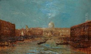 Vue De Venise by Edouard-Jacques Dufeu