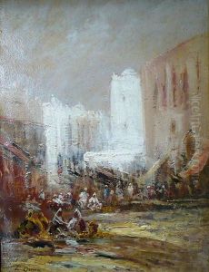 Le Souk by Edouard-Jacques Dufeu
