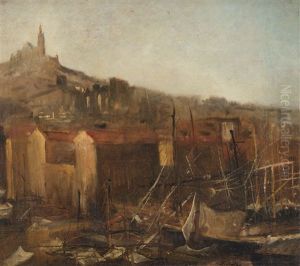 Kleiner Hafen Mit Blick Auf Eine Kirche Kleiner Hafen Mit Blick Auf Eine Kirche