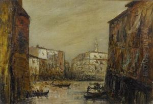 Venezianische Ansicht by Edouard-Jacques Dufeu
