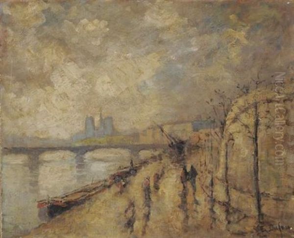 La Seine Avec Notre-dame - view 1