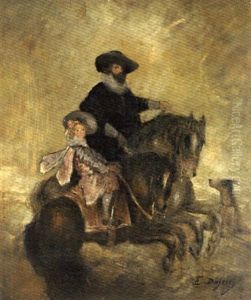 Hommage A Velasquez by Edouard-Jacques Dufeu