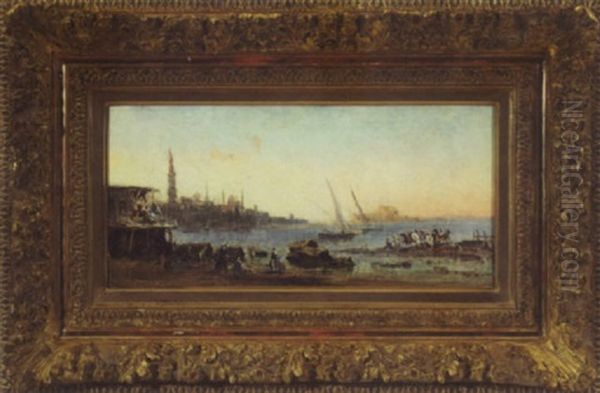 Egyptian Port Scene - view 1
