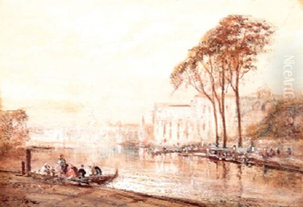 Les Gondoles A Venise - view 1