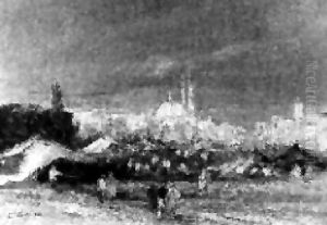 Vue D'istanbul, Sainte-sophie Au Lointain Vue D'istanbul, Sainte-sophie Au Lointain