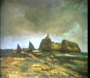 Auf Dem Heimweg by Edouard-Jacques Dufeu