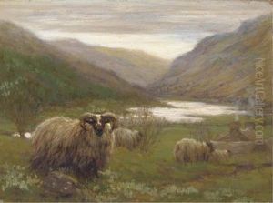Loch Lubnaig, Scotland by John Robert Keitley Duff