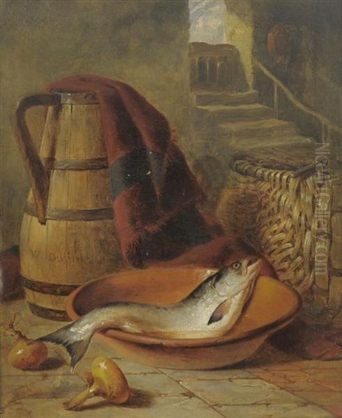 Still Life Of A Salmon In An Earthquake Bowl - view 1