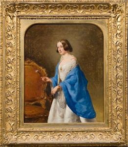 Portrait Of Elizabeth Rosenburg Of Bath by William Duffield