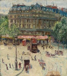 Place De La Bastille by Georges Leon Dufrenoy