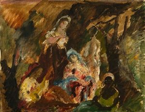 Frauengruppe Aus ''paul Et Virginie by Charles Georges Dufresne