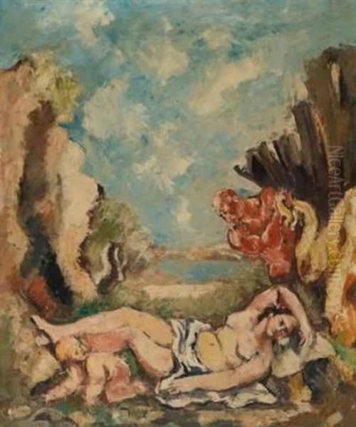 Baigneuse Et Satyre, Enfant - view 1