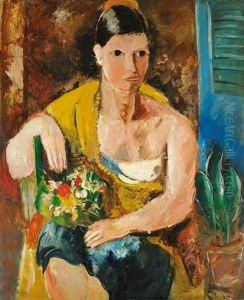 Portrait De Madame Dufresne by Charles Georges Dufresne