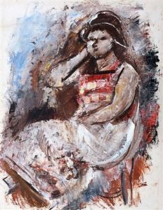 Femme Assise Femme Assise