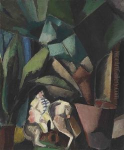 Cavalier Et Plantes