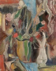 Bouquet De Fleurs by Charles Georges Dufresne