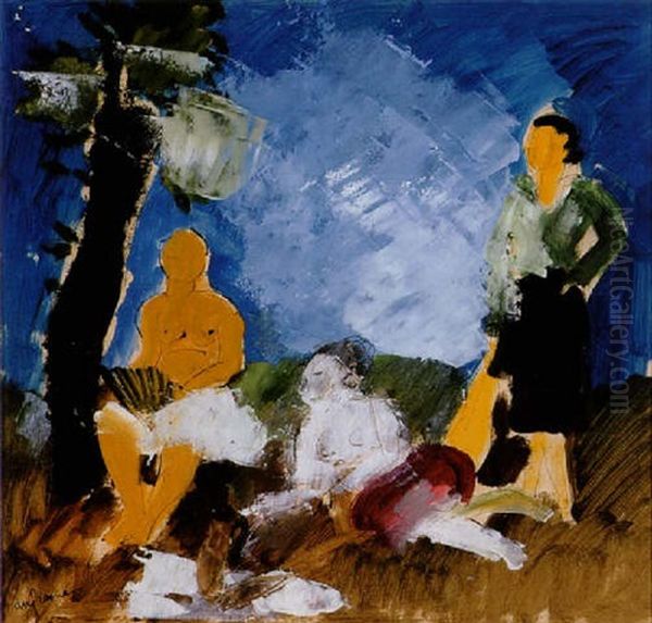 Le Repos, Ou Trois Femmes Dans Un Paysage - view 1
