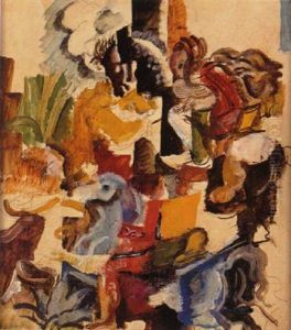 Les Cavaliers by Charles Georges Dufresne