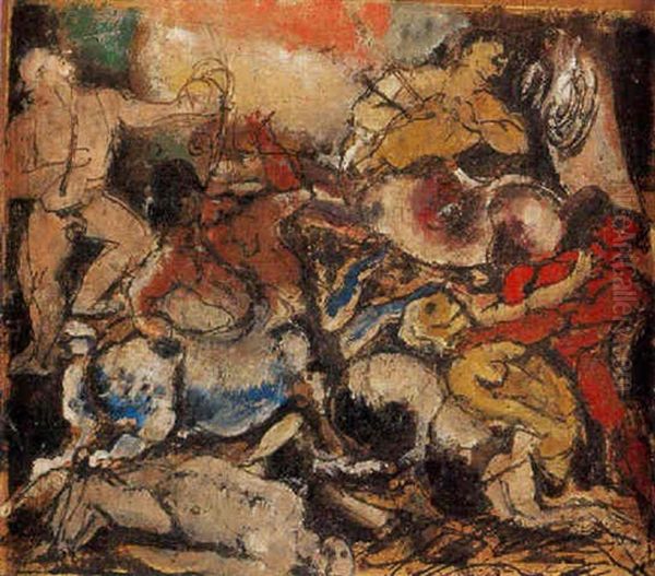 Combat De Centaures - view 1