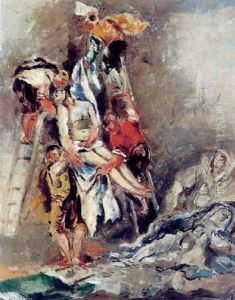 Descente De Croix by Charles Georges Dufresne