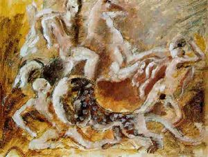 La Chasse Aux Fauves by Charles Georges Dufresne