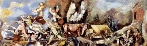 L'enlevement D'europe by Charles Georges Dufresne