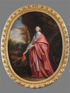 Portrait Allegorique Du Cardinal De Richelieu Inspirant Le Respect Aux Animaux