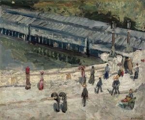 Bord De Seine by Georges Leon Dufresnoy