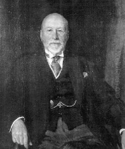 Portrait Of Sir. William Nicholson by Thomas Cantrell Dugdale