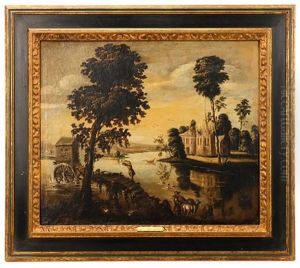 French Landscape by Gaspard Dughet