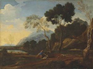 The Death Of Procris by Gaspard Dughet
