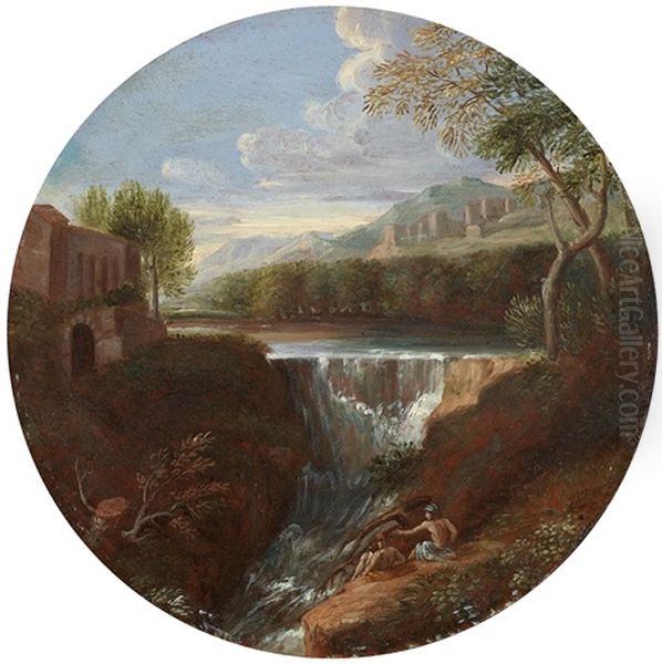 Landscape With A Waterfall - view 1