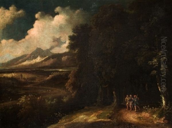 Paisaje Con Los Discipulos De Emaus - view 1