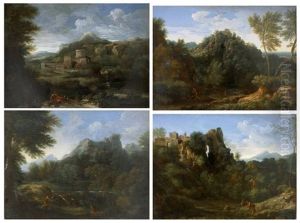 Paysage Aux Rochers (+ 3 Others; 4 Works) Paysage Aux Rochers (+ 3 Others; 4 Works)