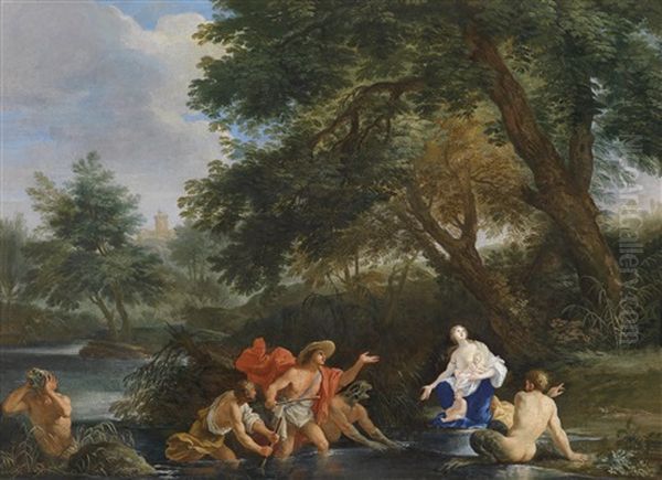 Latona Die Lykischen Bauern In Frosche Verwandelnd - view 1
