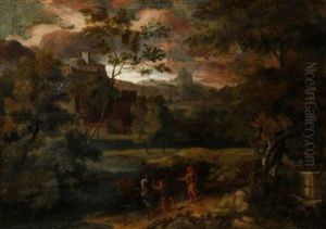 Italienische Landschaft by Gaspard Dughet