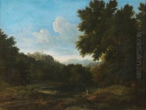 Paysage Aux Bergers Se Reposant by Gaspard Dughet
