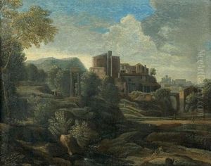 Paysage Aux Deux Colonnes