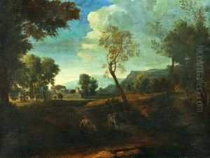 Paysage Classique De La Campagne Romaine by Gaspard Dughet