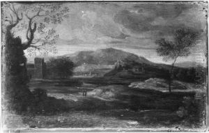 Italienische Landschaft by Gaspard Dughet