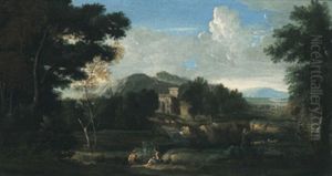 Paesaggio Fluviale Con Pastori: Flusslandschaft Mit Hirten thumbnail