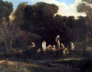 Bathers In An Italian Landscape