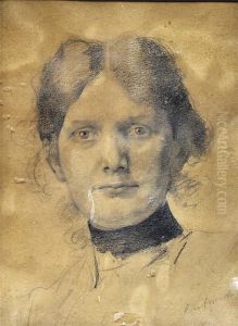 Portrait Eines Madchens by Leo Arndt
