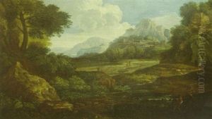 Paysage De La Campagne Romaine by Gaspard Dughet