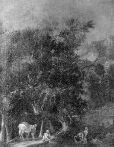 Washerwomen At A Woodland Pool by Gaspard Dughet