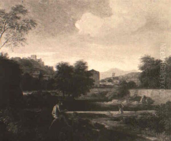 Figures In A Classical Landscape - view 1