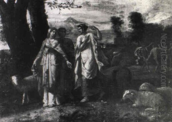 Muses In An Arcadian Landscape - view 1