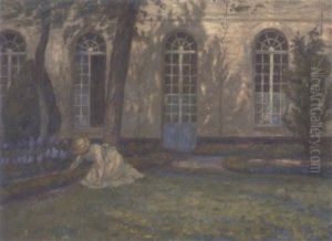 Tending To The Garden by Marie Genevieve Duhem