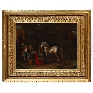 Soldiers Carousing In A Landscape Soldiers Carousing In A Landscape