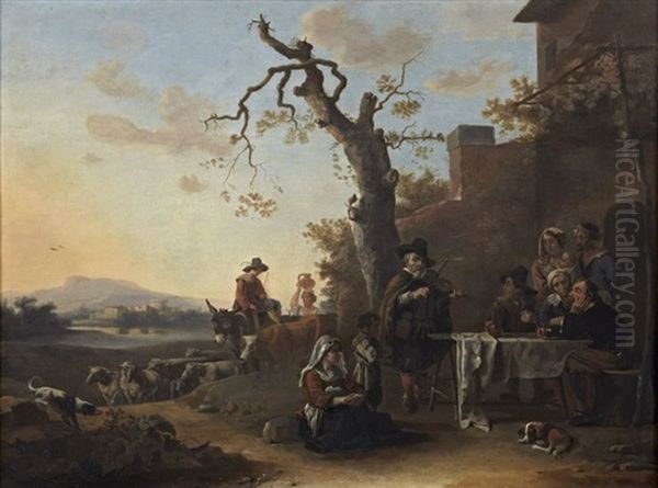 Le Musicien Ambulant A L'auberge - view 1